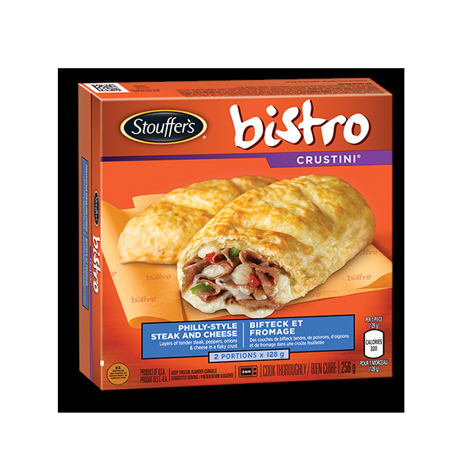 Stouffer'S Veggie Lasagna
 STOUFFER S BISTRO Crustini Philly Style Steak and Cheese
