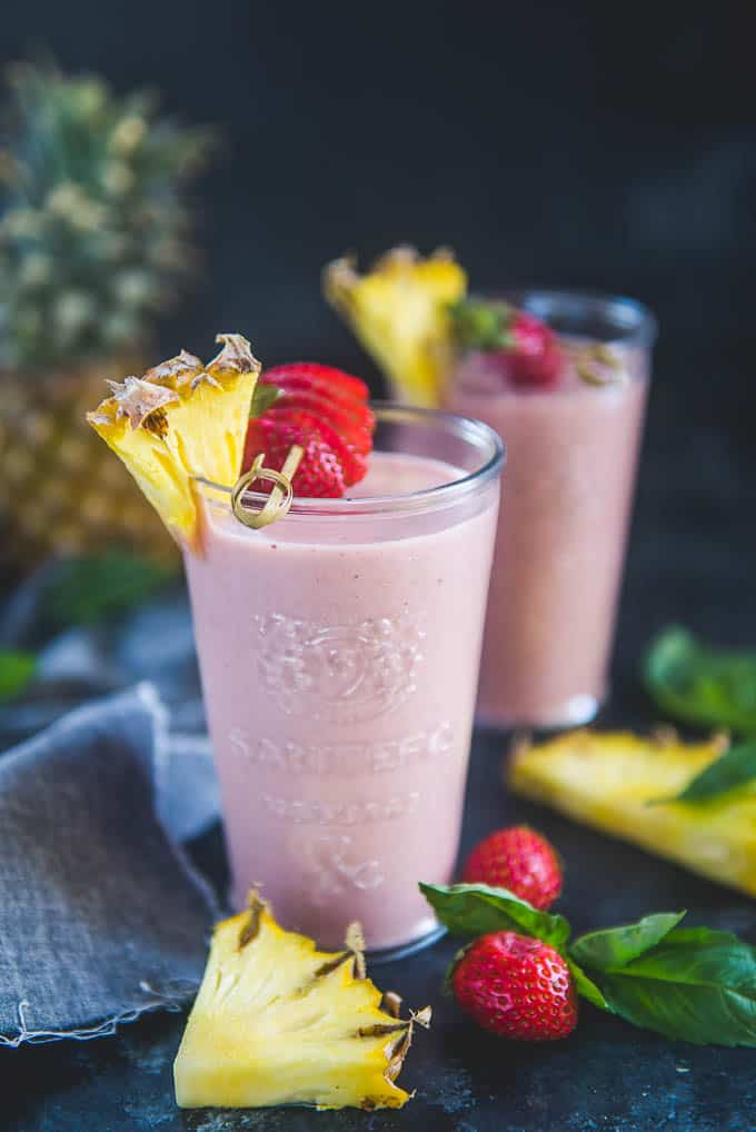 Strawberry Pineapple Smoothie Recipes
 Healthy Strawberry Pineapple Smoothie Whiskaffair