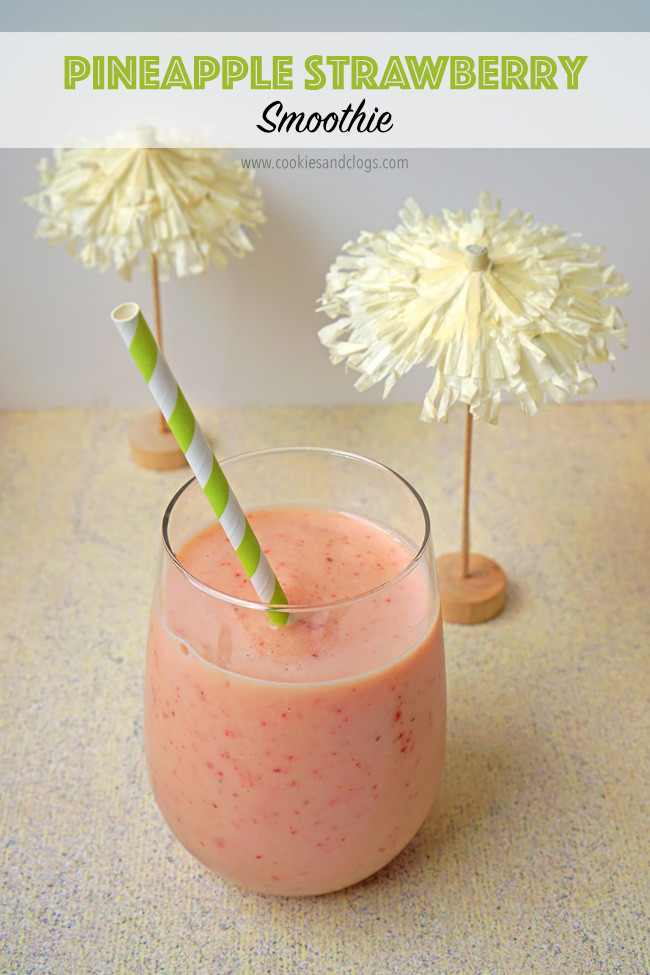 Strawberry Pineapple Smoothie Recipes
 Easy 5 Ingre nt Pineapple Strawberry Smoothie Recipe