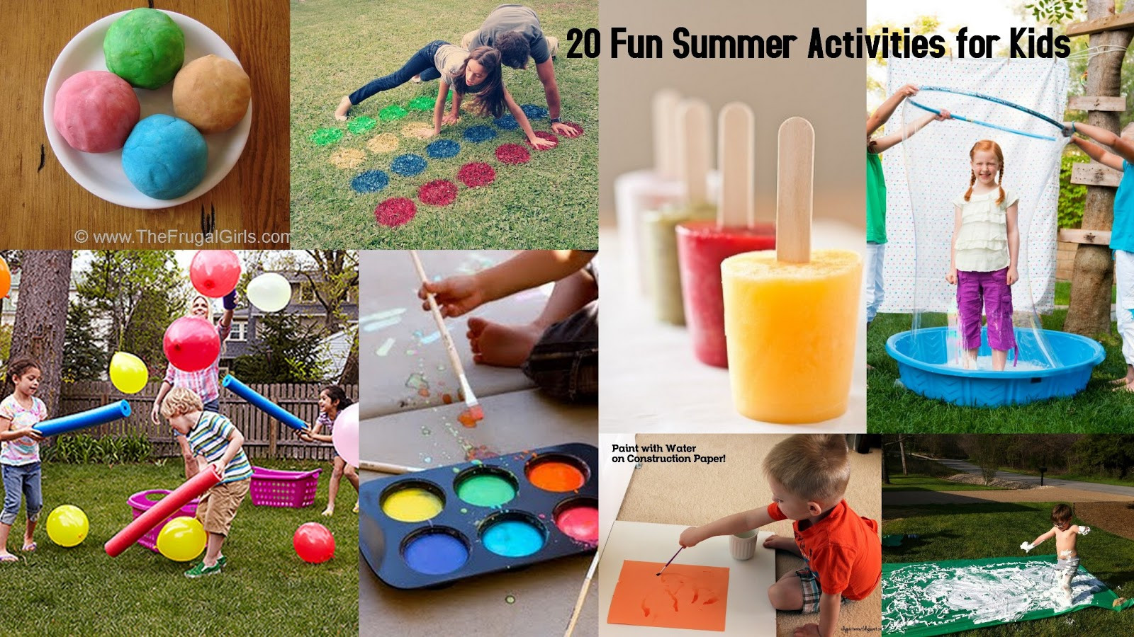Summer Activities With Kids
 20 Fun Summer Activities for Kids I Dig Pinterest