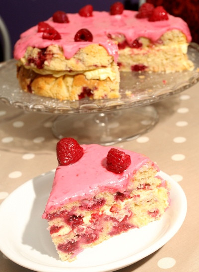 Summer Raspberry Cake Recipe My Cafe
 Great Cake Places Jasmin’s Raspberry & Lemon Summer Cake