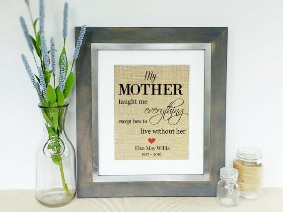 Sympathy Gift Ideas For Loss Of Mother
 DEATH OF a MOTHER Sympathy Gift Condolence Gifts for Loss of