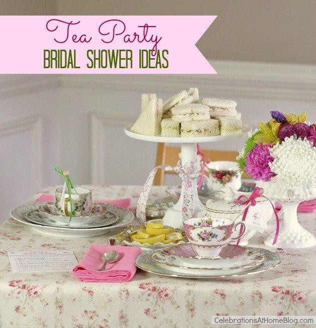 Tea Party Ideas For Bridal Shower
 Wedding Theme Tea Party Bridal Shower Ideas