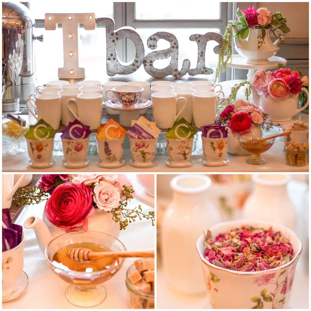 Tea Party Ideas For Bridal Shower
 Garden Tea Party Bridal Wedding Shower Party Ideas