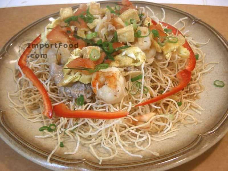 Thai Crispy Noodles
 Recipe Thai Crispy Stir Fried Noodle Mee Krob ImportFood