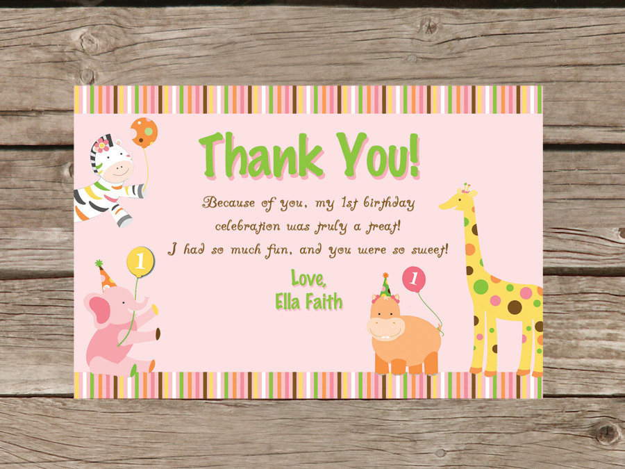 Thank You Quote For Birthday
 1st Birthday Thank You Quotes QuotesGram