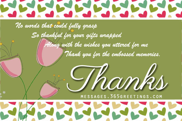 Thank You Quote For Birthday
 Happy Birthday Thank You Quotes QuotesGram
