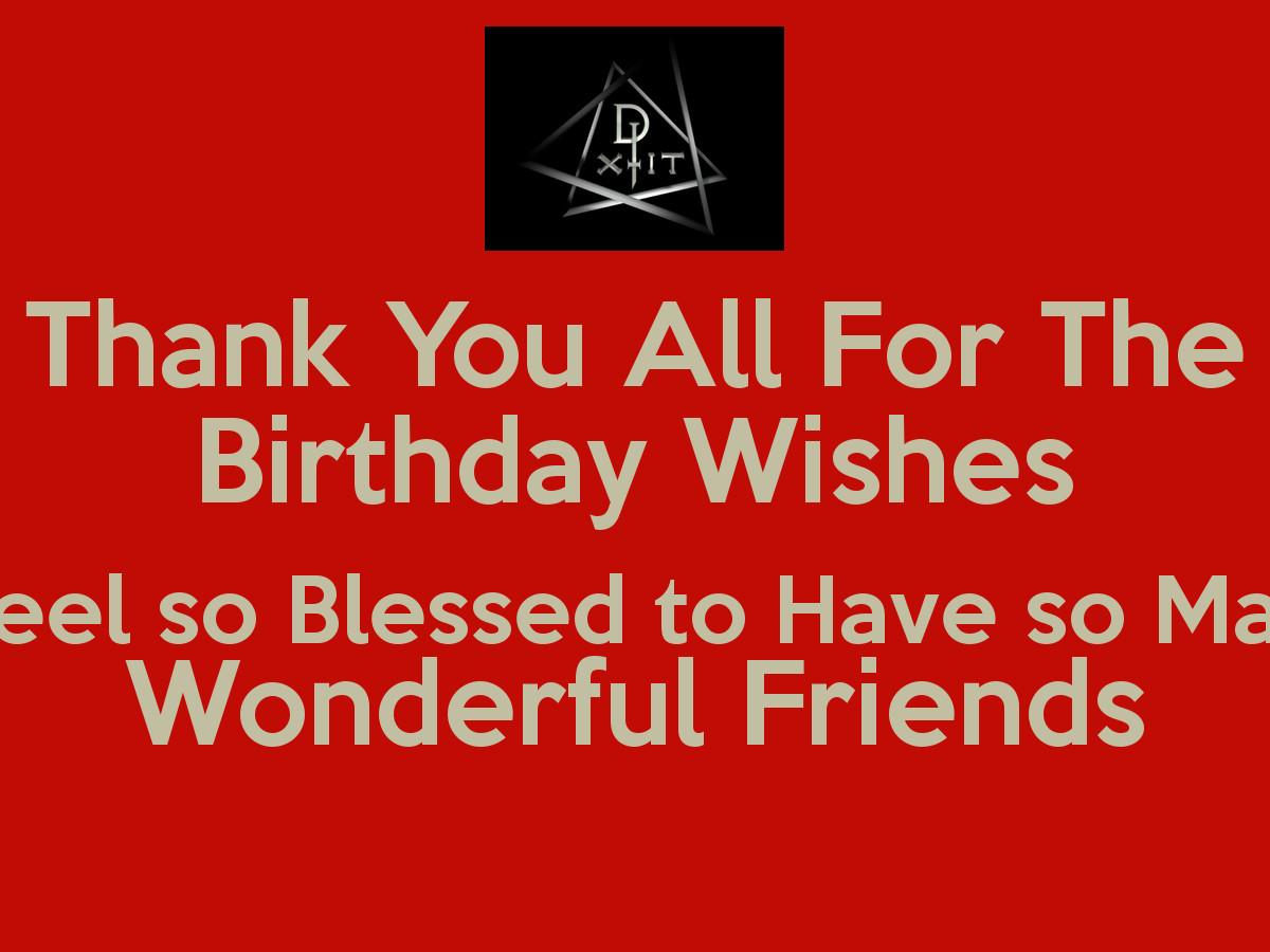 Thank You Quote For Birthday
 All Thank You Birthday Quotes QuotesGram