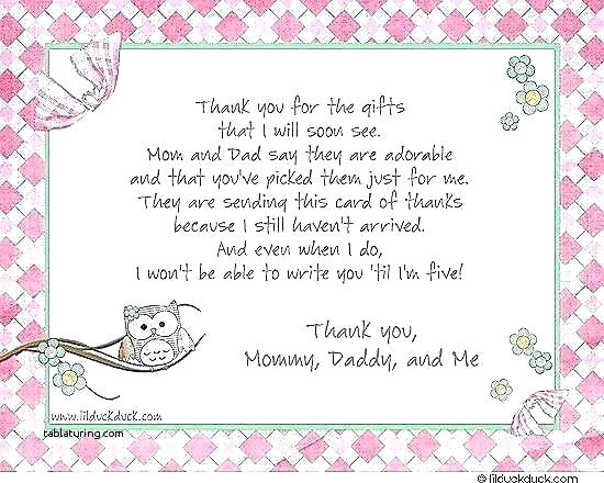 Thank You To Coworkers For Baby Gift
 thank you wording for baby shower – Dvlpmnt