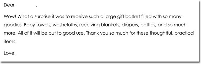 Thank You To Coworkers For Baby Gift
 10 Sample Baby Shower Thank You Notes & Wording Ideas