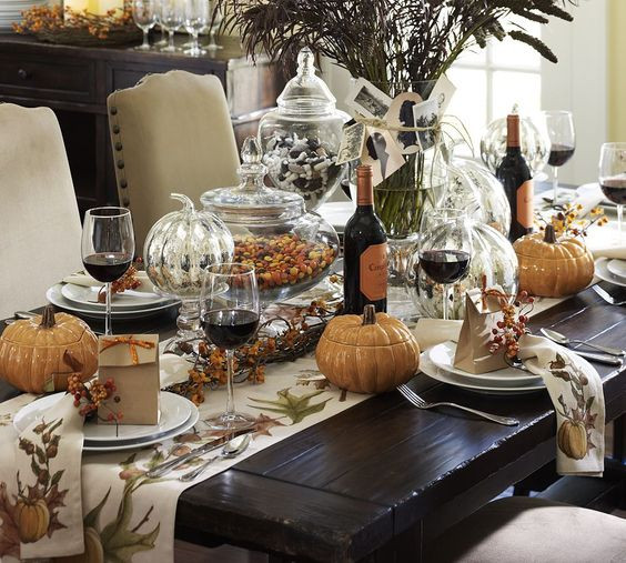 Thanksgiving Table Setting
 27 Cozy And Eye Catching Thanksgiving Table Settings