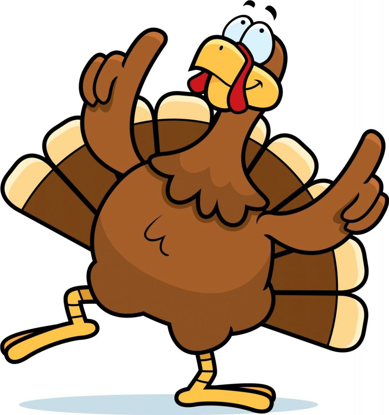 Thanksgiving Turkey Clip Art
 dancing turkey 96 5 WSLR Sarasota s Own munity Radio