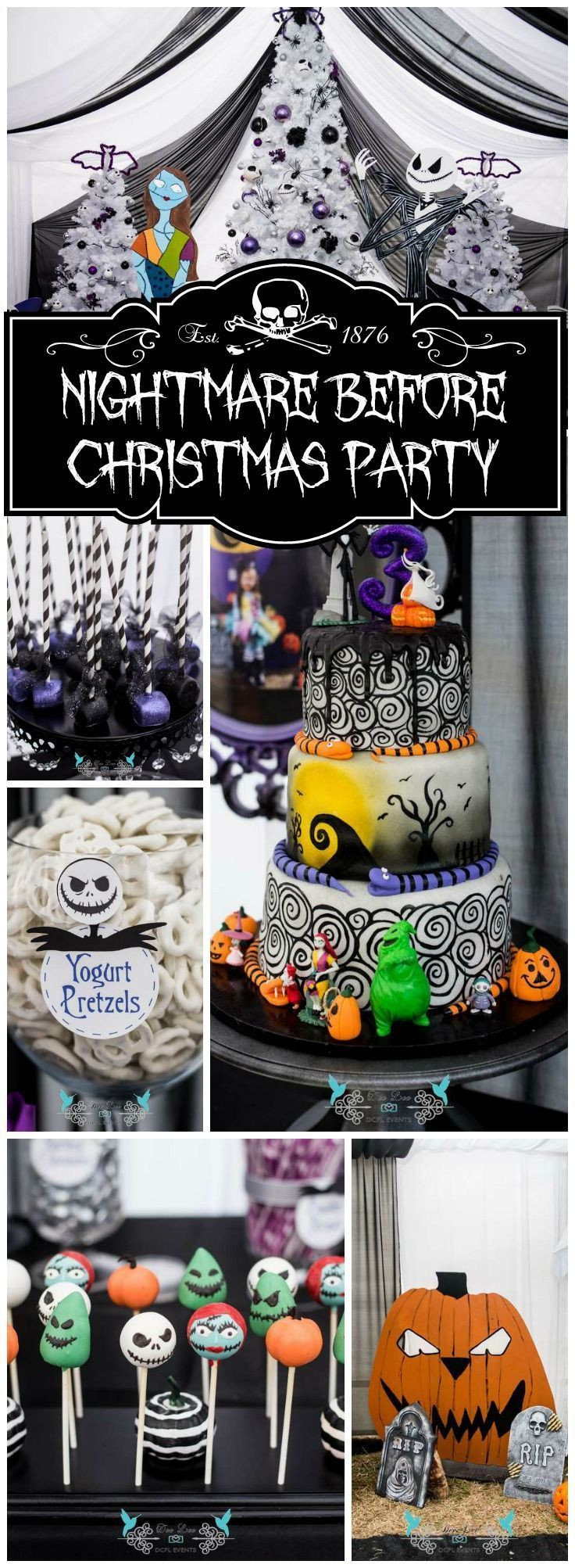 The Nightmare Before Christmas Birthday Party Ideas
 Pin on DIY Entertaining Party Supplies