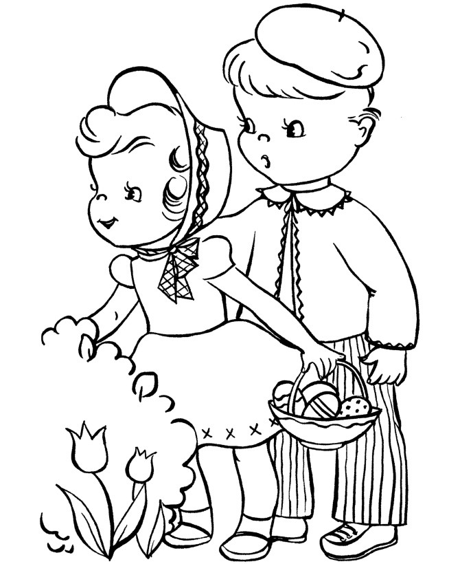 Toddler Easter Coloring Pages
 Easter Coloring Pages For Kids