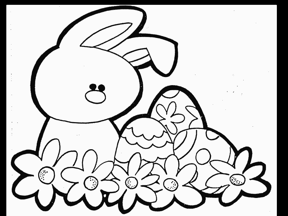Toddler Easter Coloring Pages
 Free Printable Easter Coloring Pages