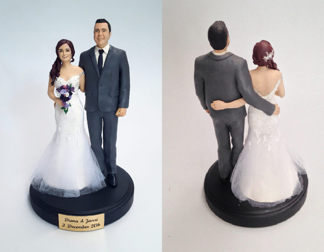 Traditional Wedding Cake Topper
 Traditional Wedding Cake Topper Tessa s Figurines