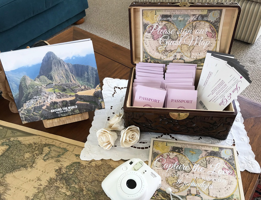Travel Themed Wedding
 12 Awesome Ideas for a Travel themed Wedding