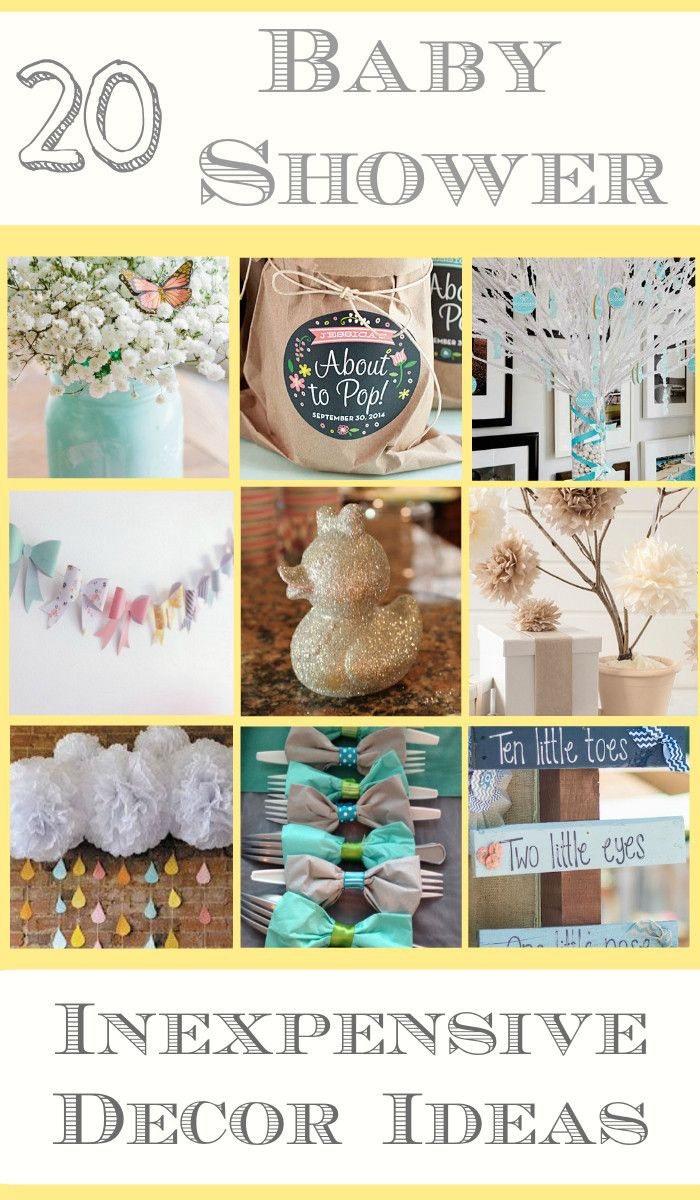 Typical Baby Shower Gifts
 DIY Decorating Ideas for a Baby Shower