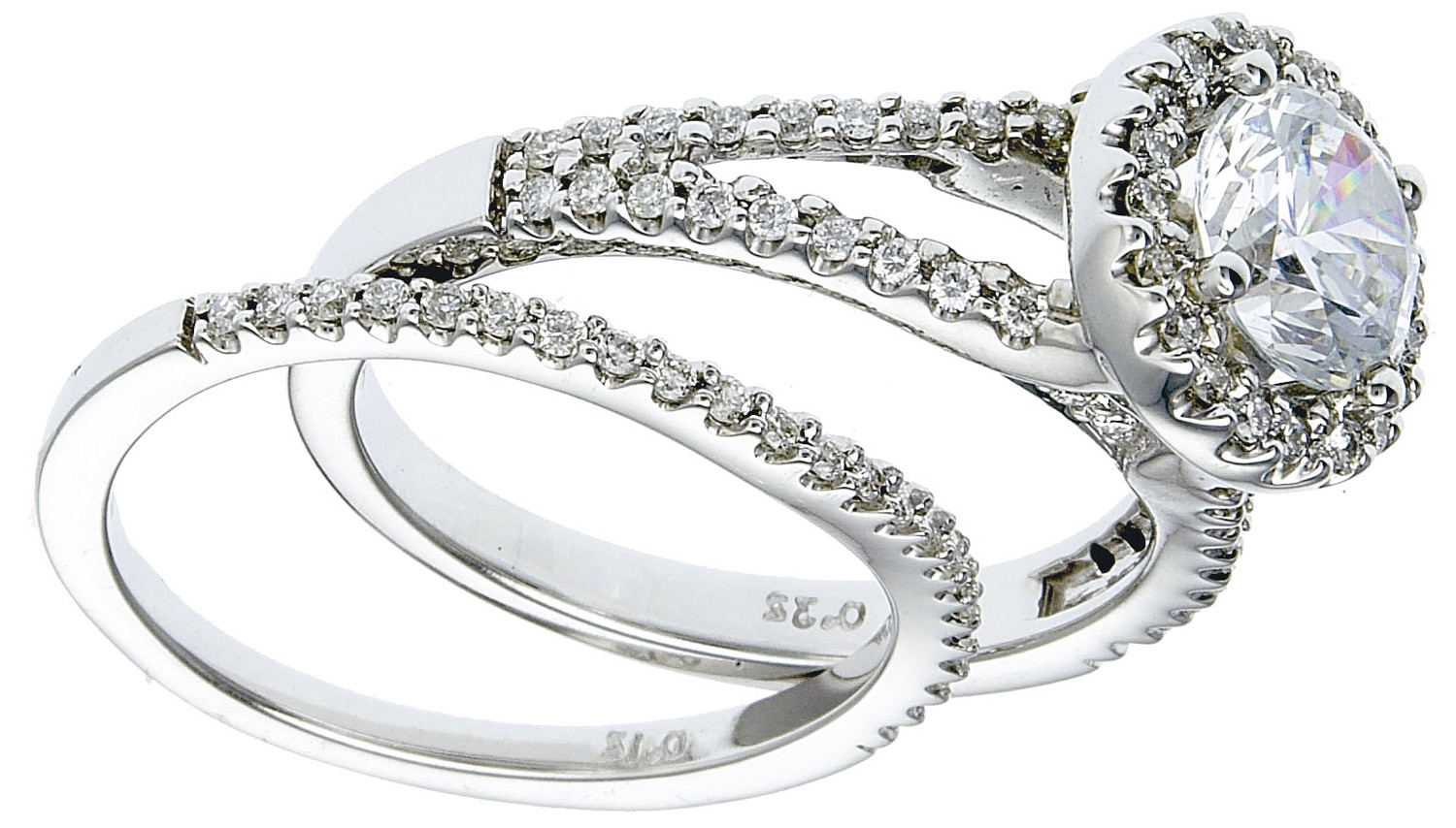 Used Wedding Ring Sets For Sale
 Engagement Rings Sale White Gold set with Diamonds