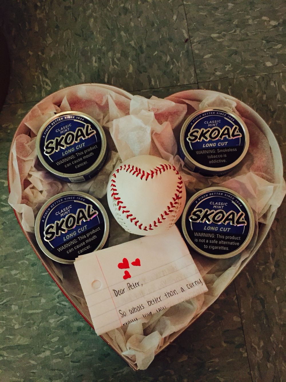 Valentine Gift Ideas For My Boyfriend
 Valentine s Day t for him baseball girlfriend