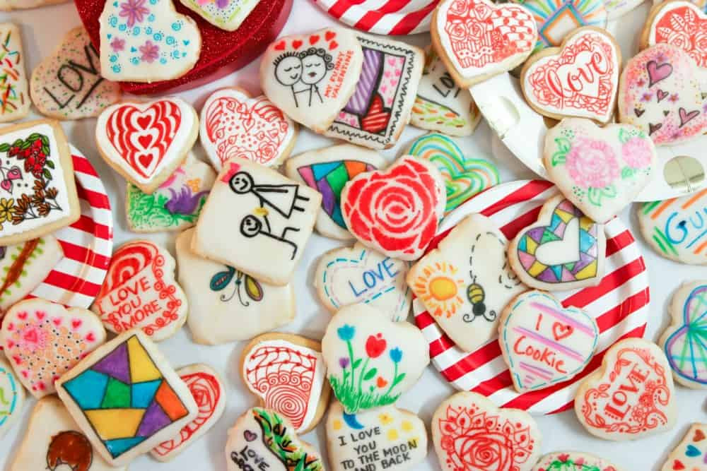 Valentine Sugar Cookies
 Valentine s Day Sugar Cookies