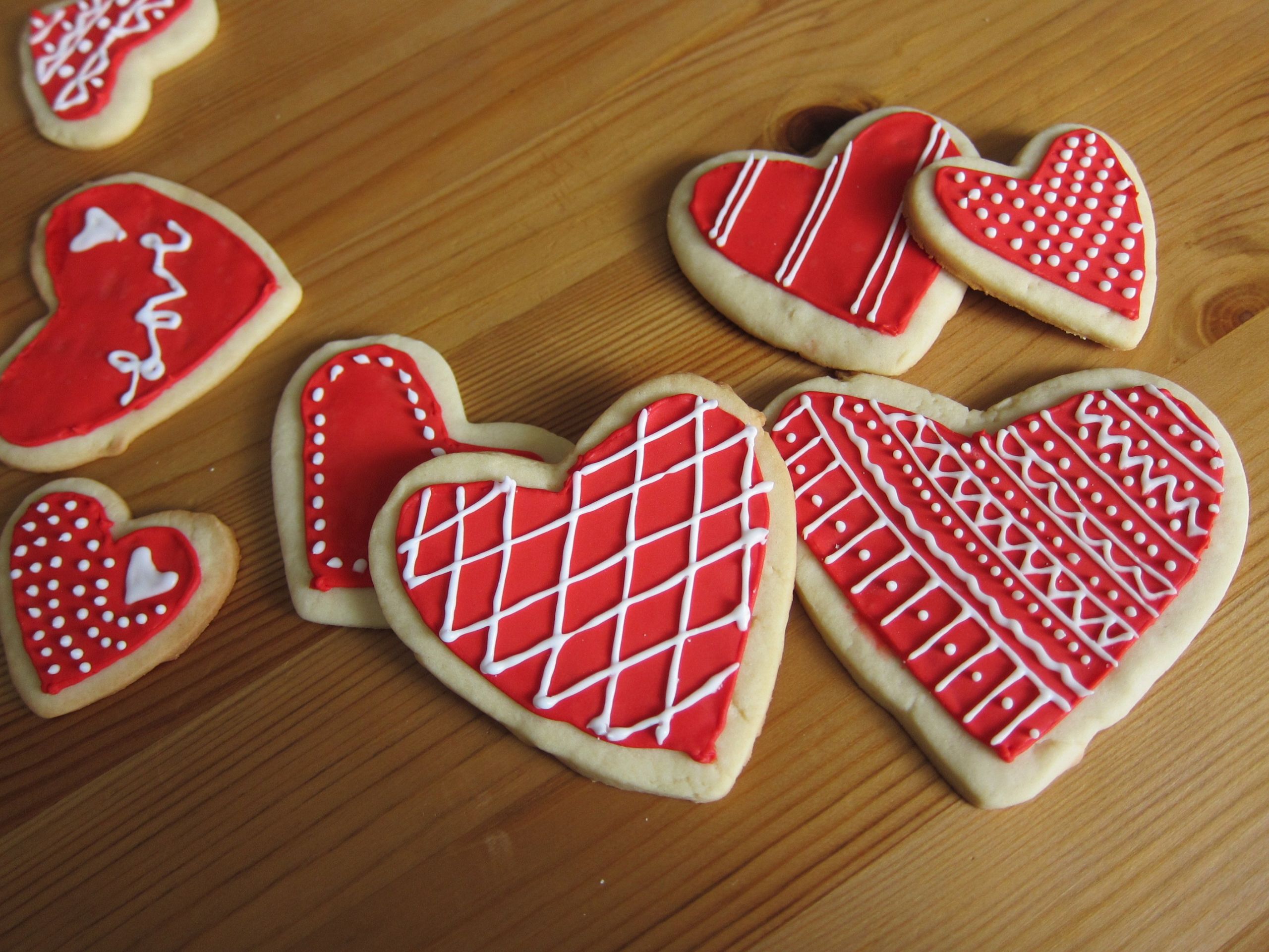 Valentine Sugar Cookies
 Happy Valentine’s Day Sugar Cookies