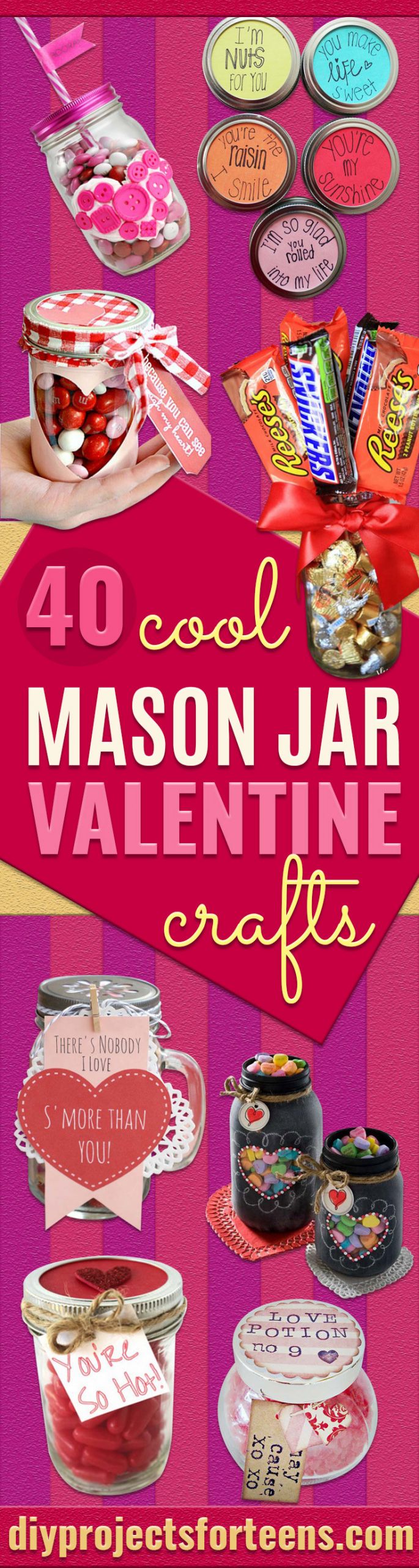 Valentines Gift Ideas For Teens
 34 Mason Jar Valentine Crafts
