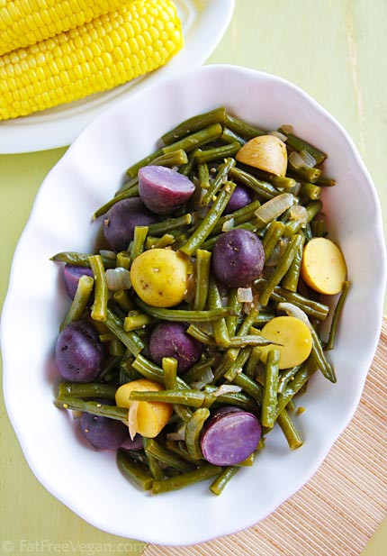 Vegan Green Beans Recipes
 Homestyle Green Beans and Potatoes