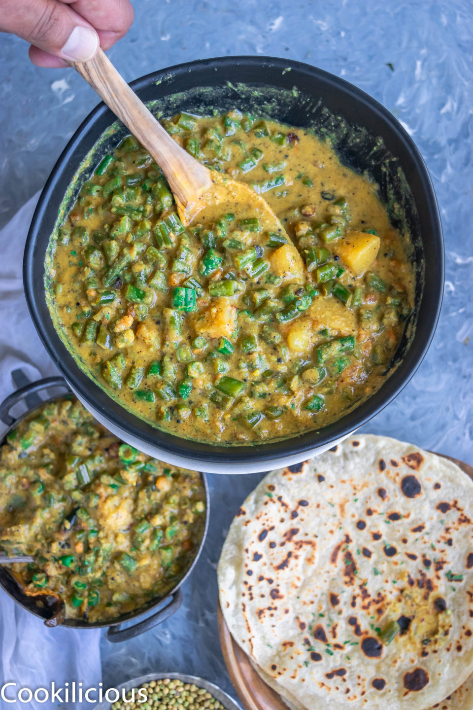 Vegan Green Beans Recipes
 Indian Style Vegan Green Beans & Potato Gravy Recipe