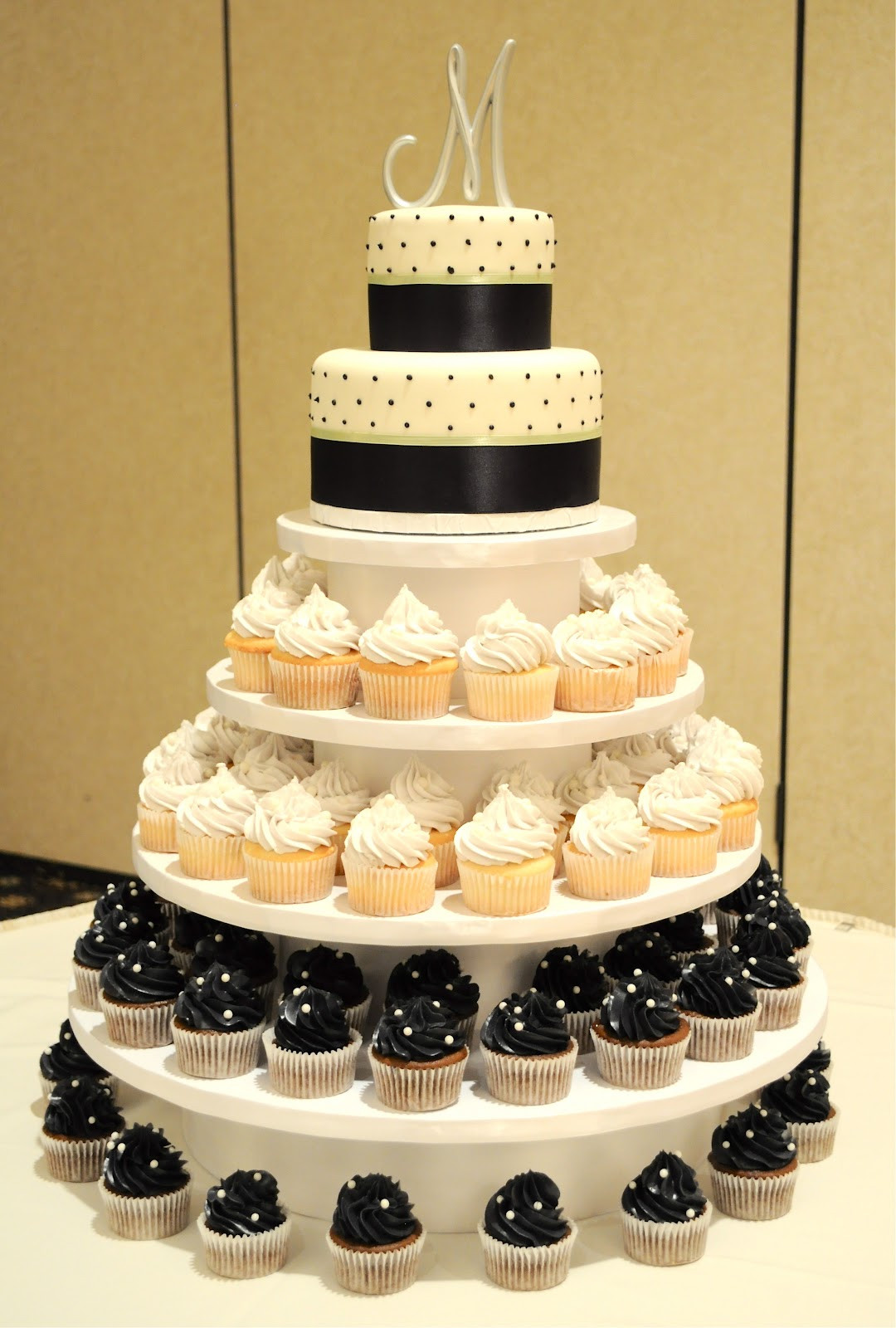 Wedding Cake Cupcakes
 MegMade Cakes