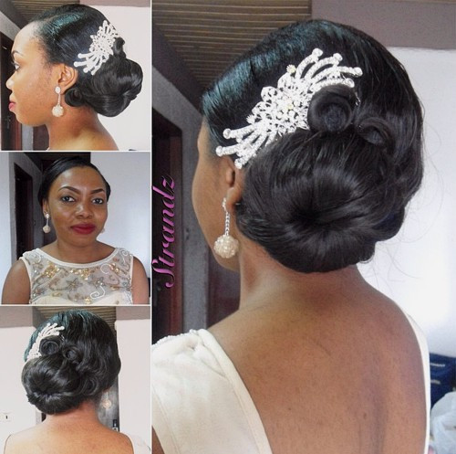 Wedding Hairstyle Side Bun
 50 Superb Black Wedding Hairstyles