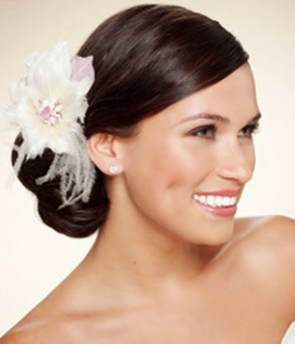 Wedding Hairstyle Side Bun
 Wedding Hairstyles Up With Flowers refreshrose
