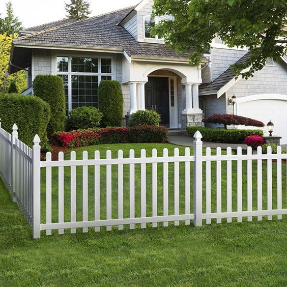 White Backyard Fence
 118 Fence Ideas and Designs Different Types With