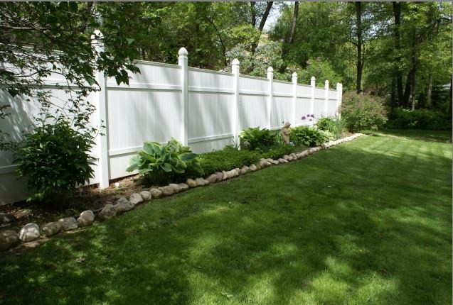 White Backyard Fence
 26 best images about Staket på Pinterest