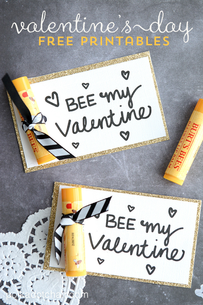Will You Be My Valentine Gift Ideas
 Bee My Valentine Free Printable Valentine s