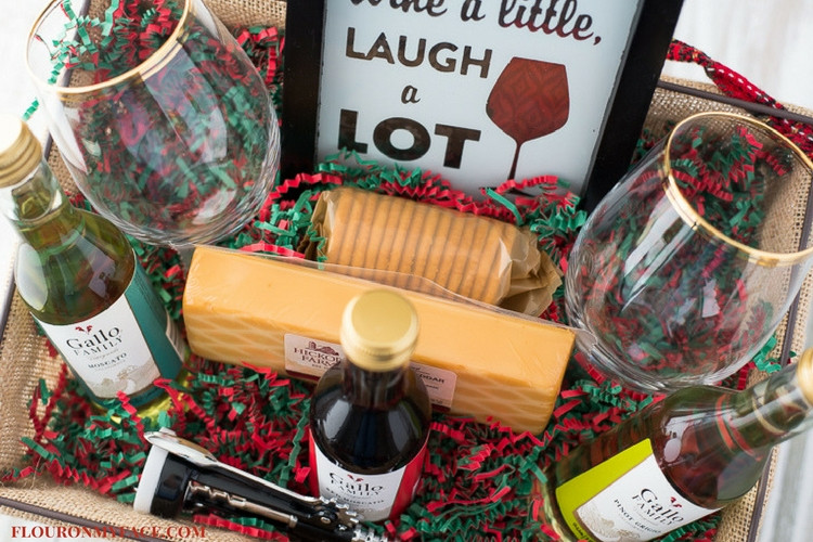 Wine Gift Basket Ideas To Make
 DIY Wine Gift Basket Ideas Flour My Face