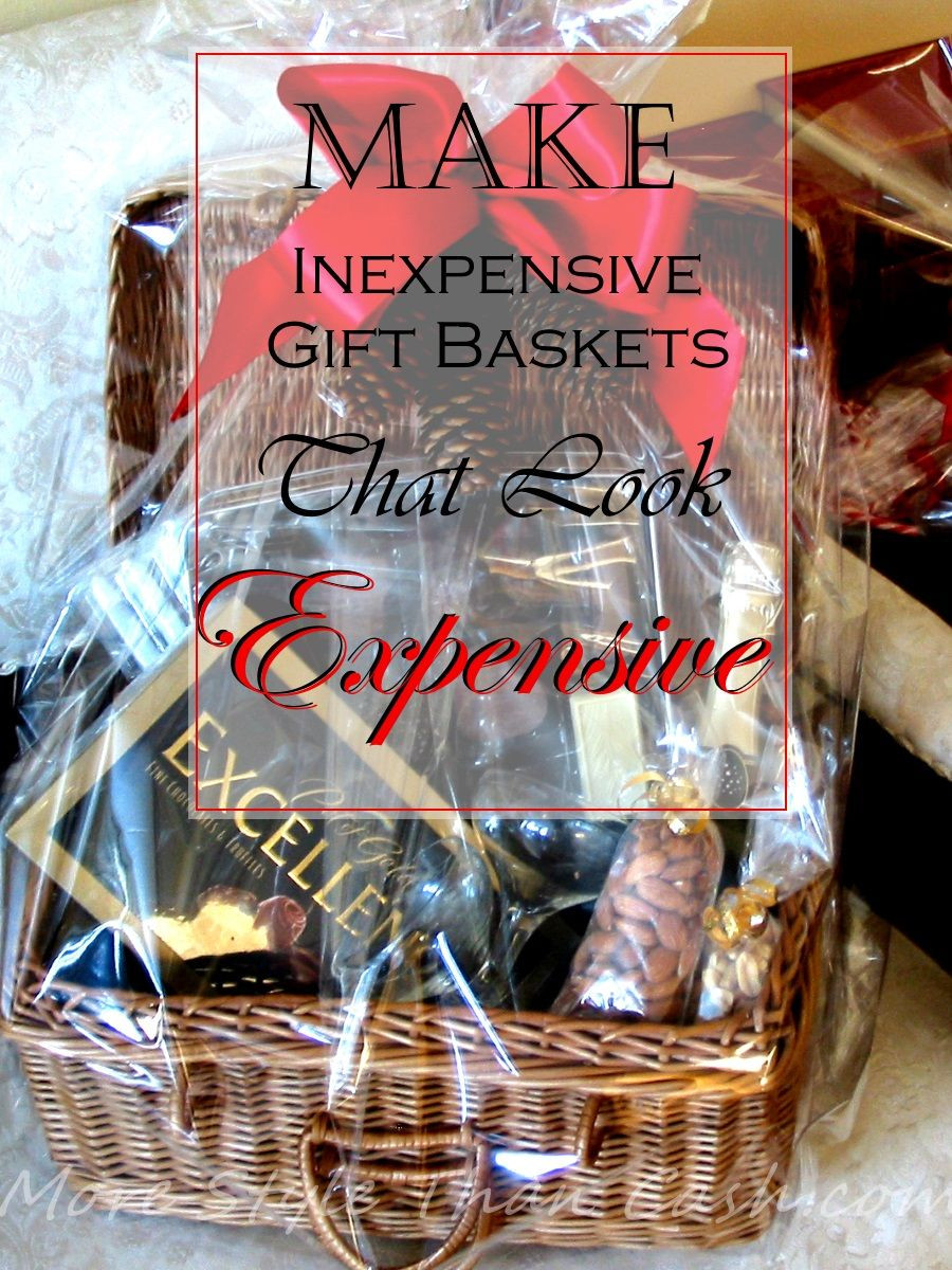 Wine Gift Basket Ideas To Make
 Make Inexpensive Gift Baskets that Look Expensive