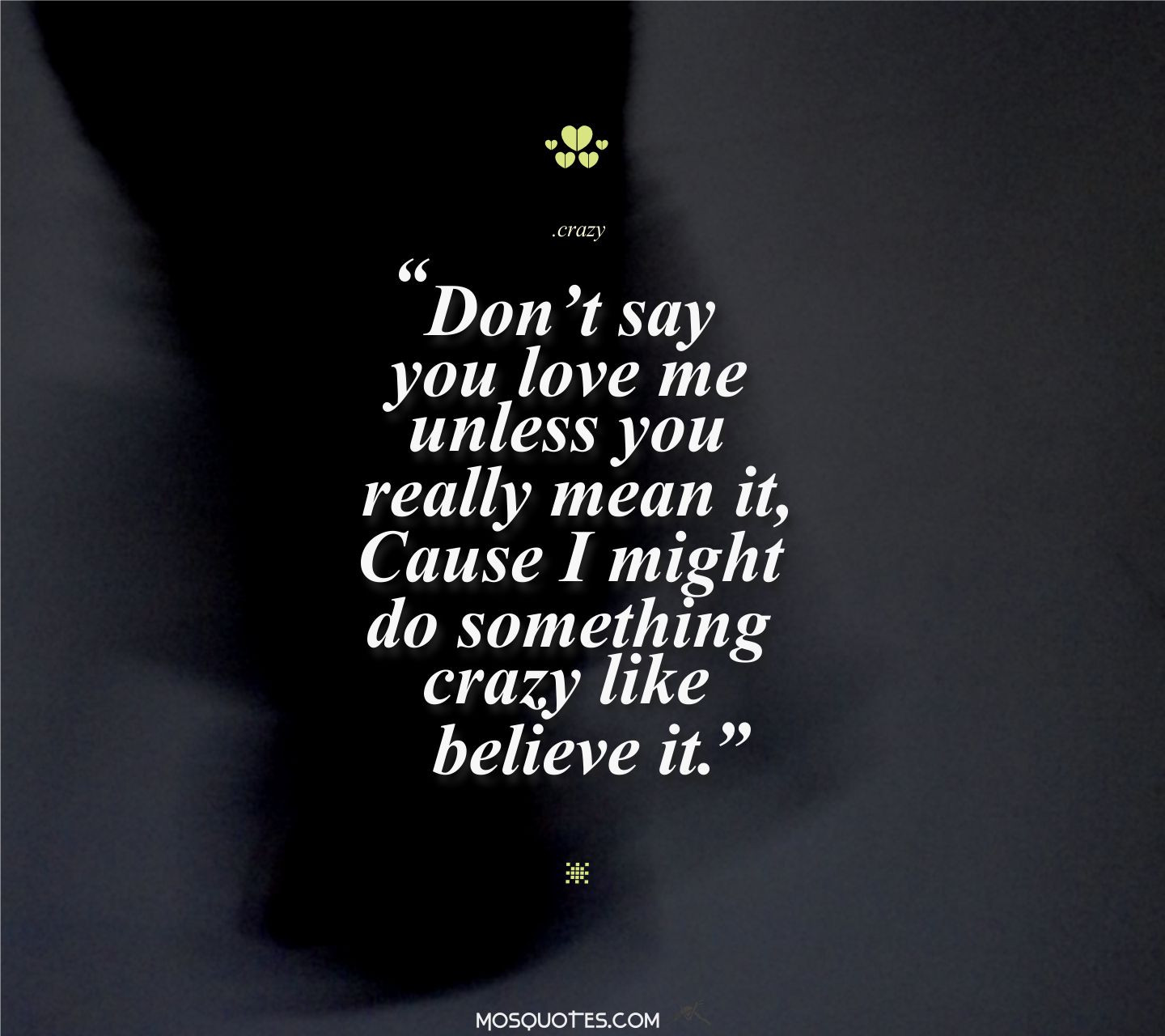 You Don T Love Me Quotes
 Quotes About Doing Something Crazy QuotesGram