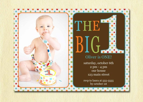 1 Year Old Birthday Quotes
 First Birthday Baby Boy Invitation DIY Printable