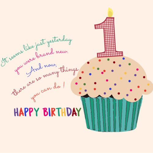 1 Year Old Birthday Quotes
 1st Birthday Quotes for 1 year Old Kid – First Birthday