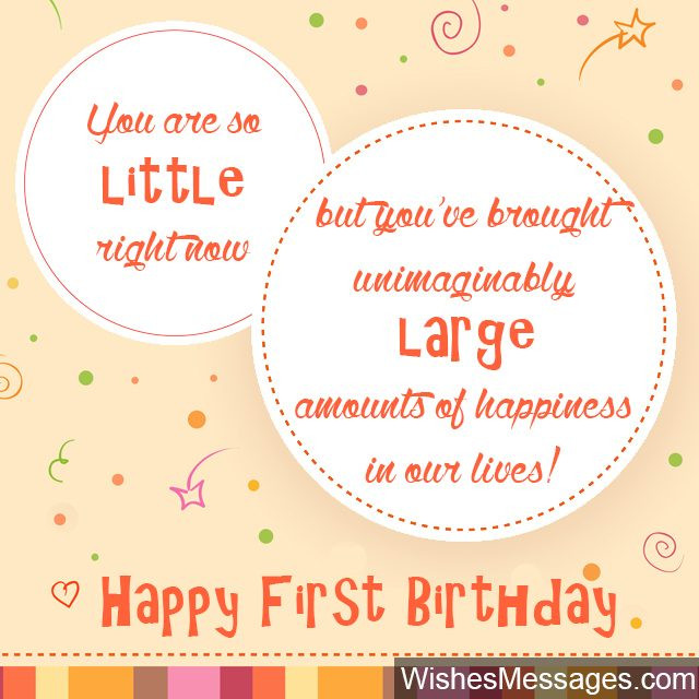 1 Year Old Birthday Quotes
 1st Birthday Wishes First Birthday Quotes and Messages