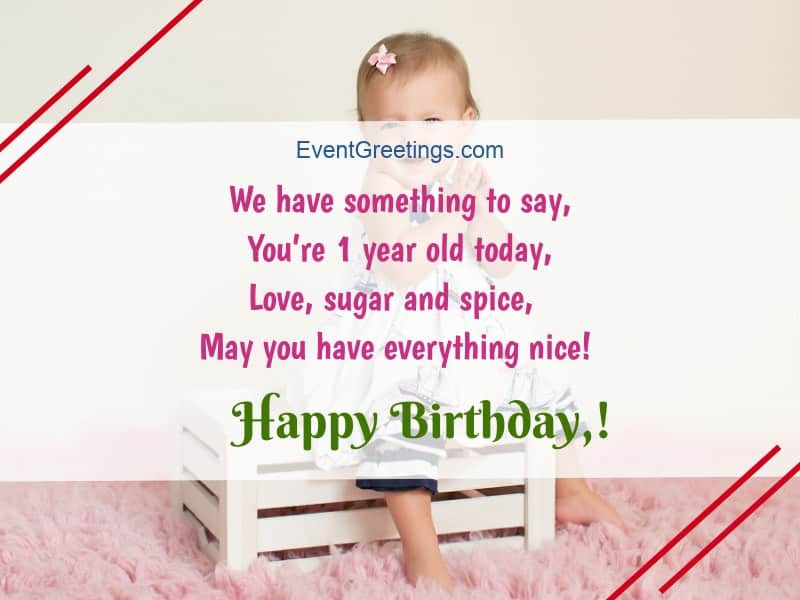 1 Year Old Birthday Quotes
 21 Awesome Birthday Wishes For 1 Year Old Daughter