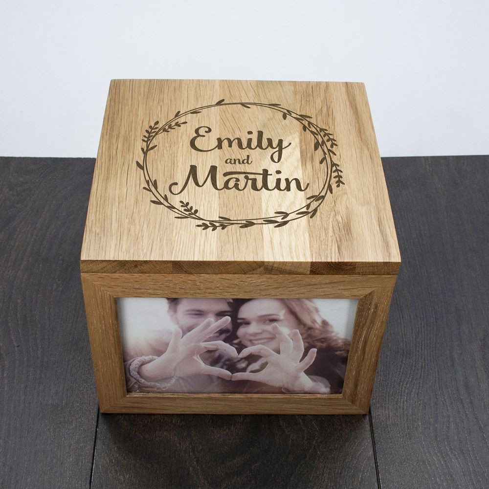 10Th Anniversary Gift Ideas For Couples
 Personalized Wooden Box For Couples