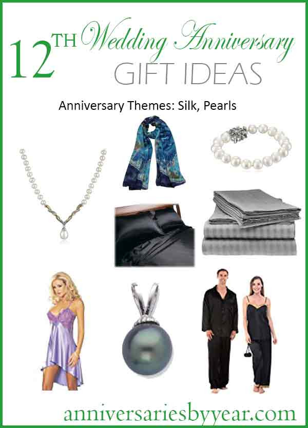 12 Years Anniversary Gift Ideas
 12th Anniversary Twelfth Wedding Anniversary Gift Ideas
