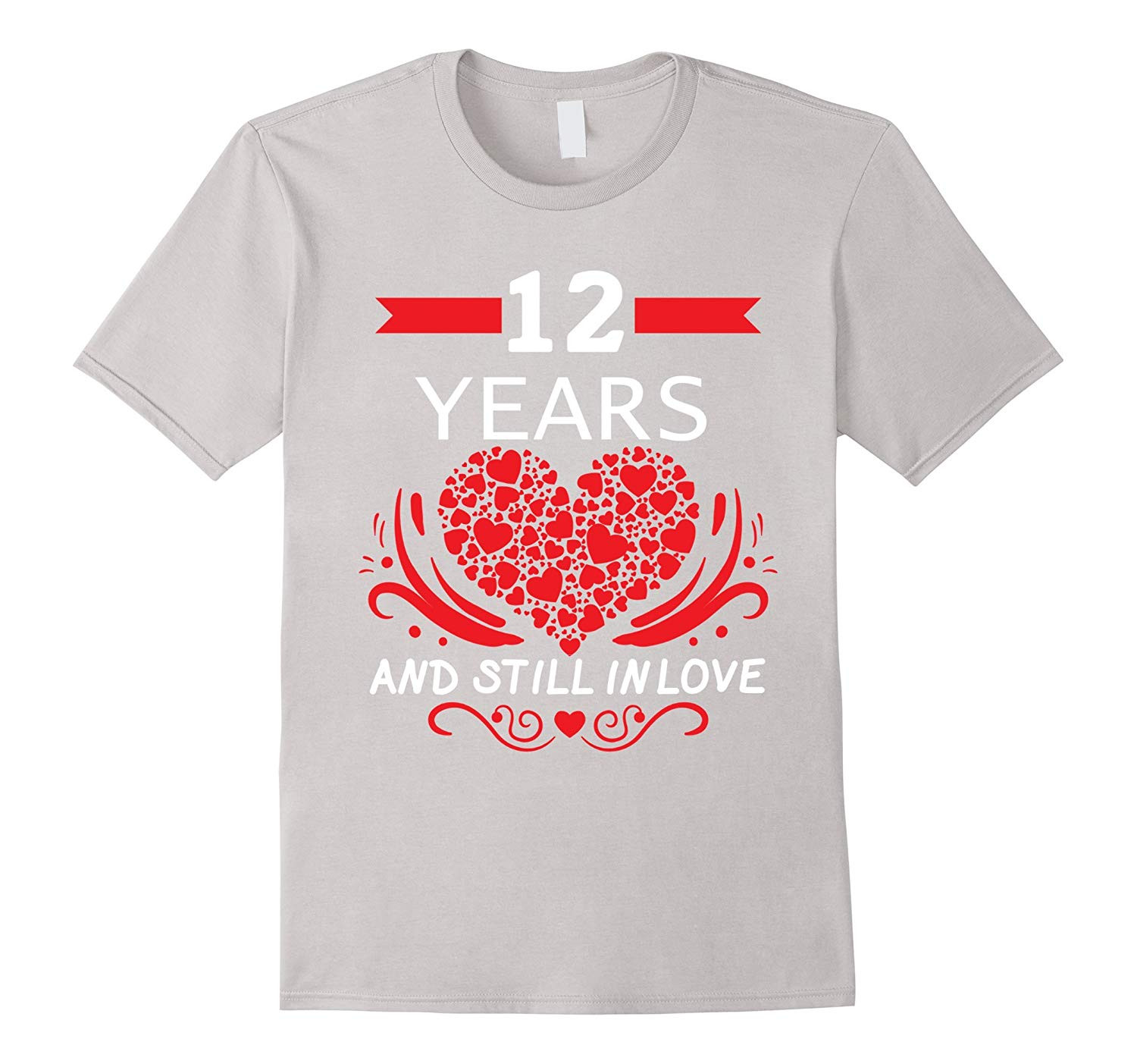 12 Years Anniversary Gift Ideas
 12th Wedding Anniversary Gifts 12 Year Shirt For Him and