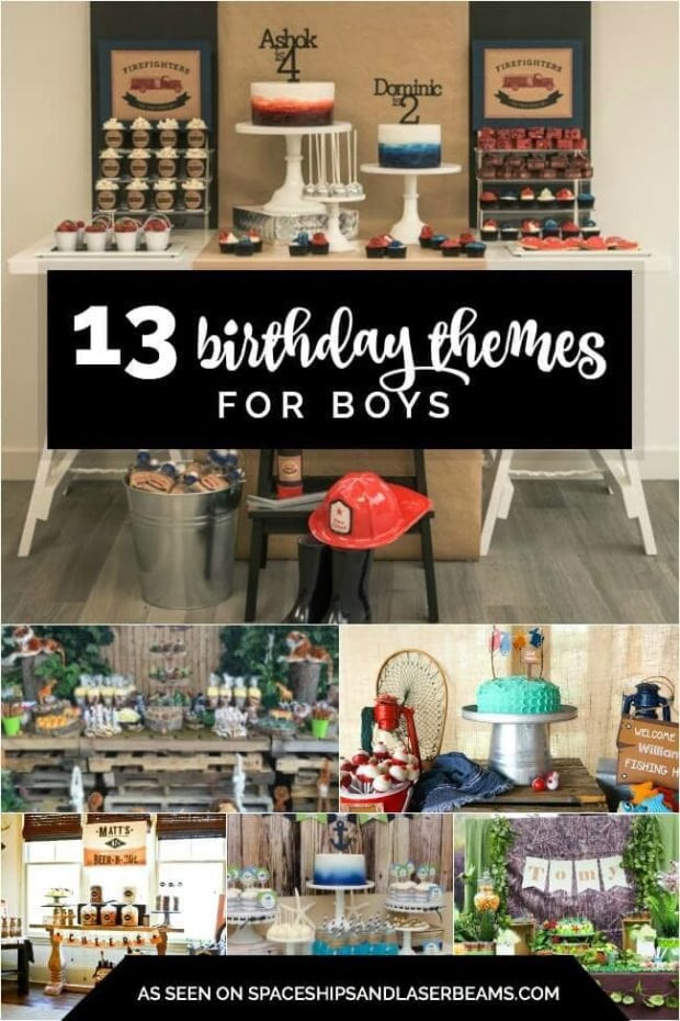 13 Birthday Party Ideas
 13 Birthday Themes for Boys