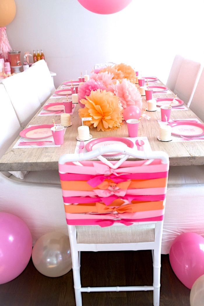 13 Birthday Party Ideas
 Kara s Party Ideas Peach and Pink Ombre Watercolor 13th