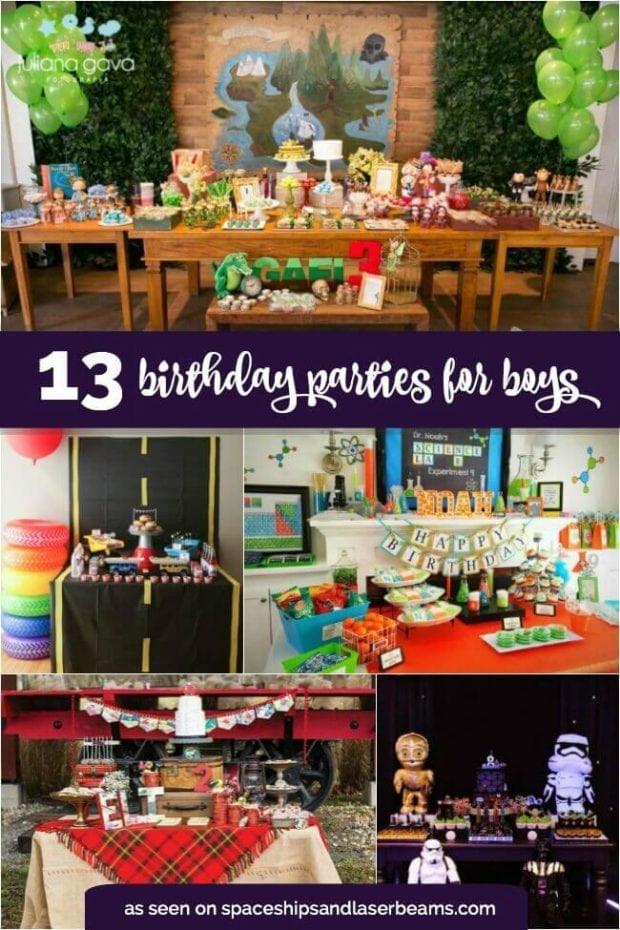 13 Birthday Party Ideas
 13 Best Boy s Birthday Party Ideas Spaceships and Laser