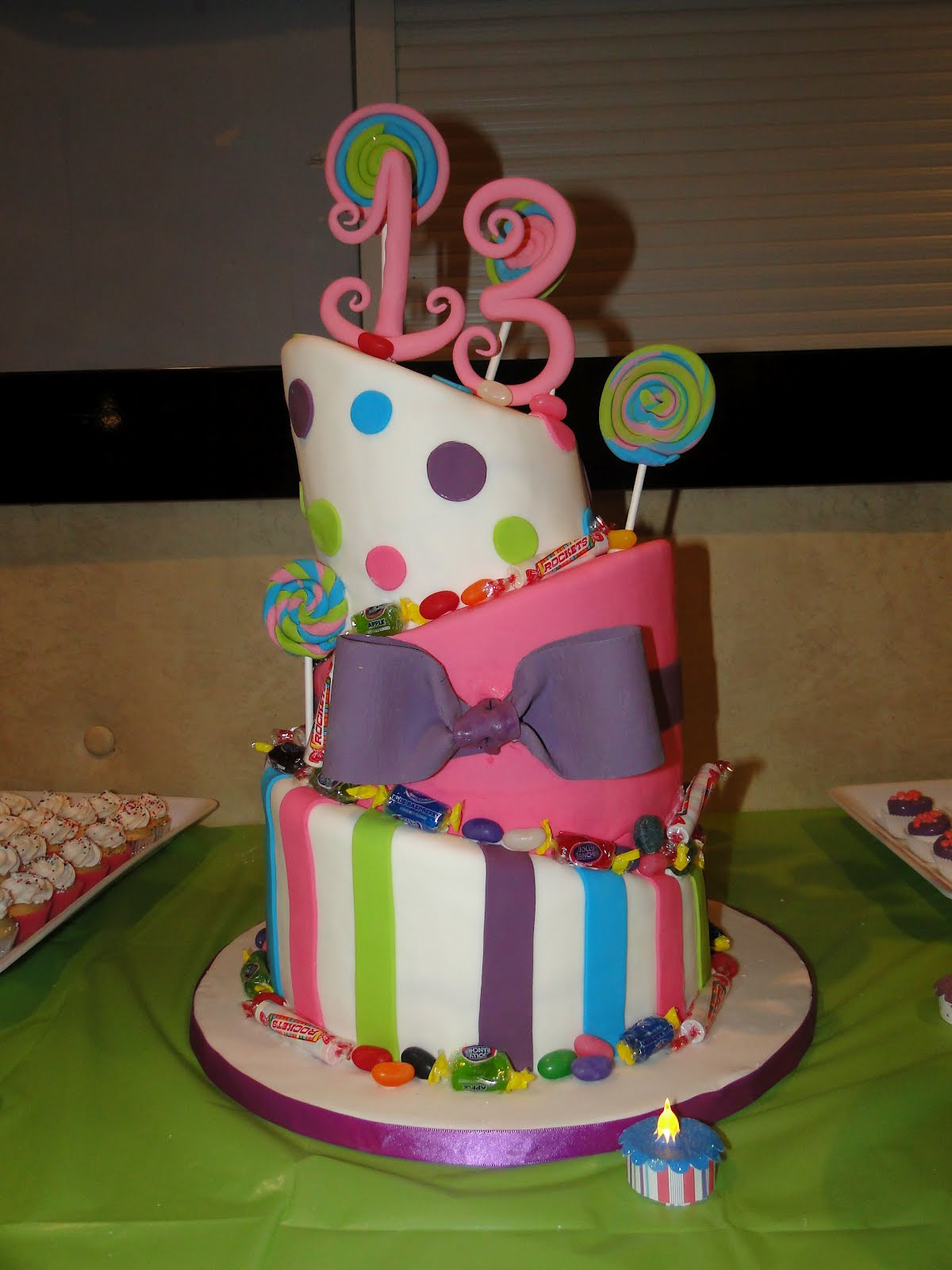 13th Birthday Cake Ideas
 All things Amy Sweet 13th Birthday Party