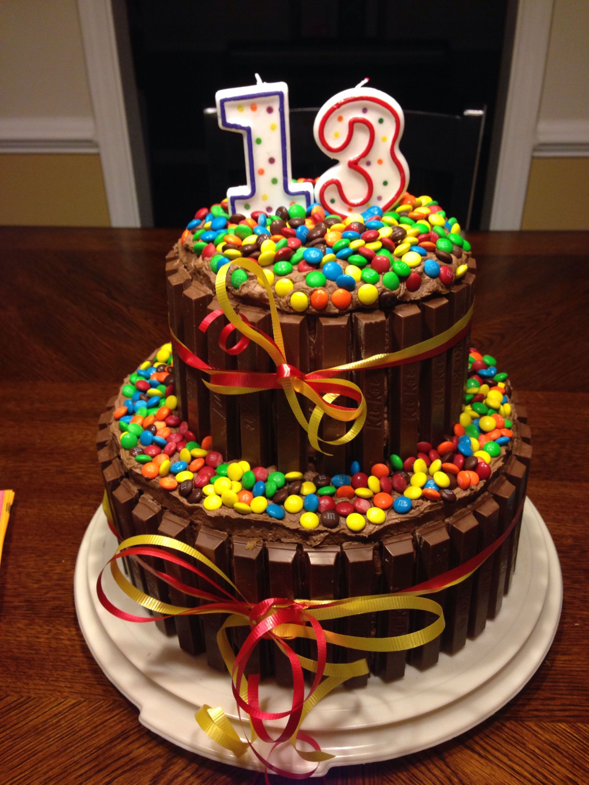 13th Birthday Cake Ideas
 Decided to try this for my sons 13 th Bday What fun this